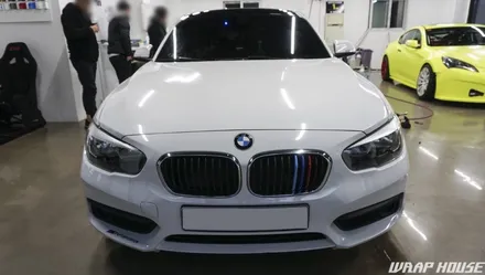 BMW 118D 루프스킨+스포일러 랩핑[랩하우스] / 김포시 양촌읍