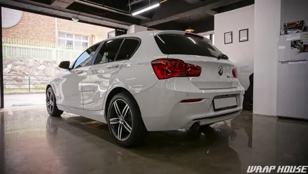 BMW 118D 헤드라이트+트렁크리드 생활보호 PPF 패키지 시공[김포PPF시공전문업체][랩하우스] / 김포시 양촌읍