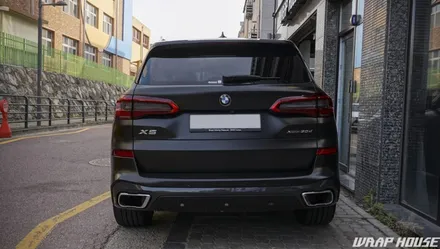 BMW X5(G05) 에이버리 사틴블랙 전체랩핑 시공[김포자동차랩핑 전문업체][랩하우스] / 김포시 양촌읍
