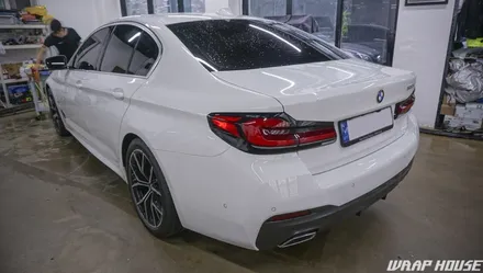 BMW 5시리즈 앞범퍼PPF 시공[김포PPF/차량보호필름][랩하우스] / 김포시 양촌읍