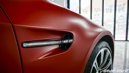 BMW E92 M3 3m사틴 스몰더링 레드 전체랩핑 시공[김포+카스킨+랩핑+PPF+시공+전문업체][랩하우스] / 김포시 양촌읍