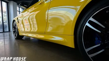 BMW M4 전체랩핑 3M 글로스 브라이트 옐로우 랩핑 , 김포전체랩핑 김포BMW랩핑 M4전체랩핑 + 김포카스킨 + 김포랩핑샵 + 김포전체PPF + 김포BMW랩핑전문업체 / 김포시 양촌읍