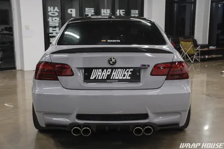 BMW E92 M3 나르도 그레이 전체랩핑 시공[김포+수입차+카스킨+시멘트+쿨그레이+3M][랩하우스] / 김포시 양촌읍