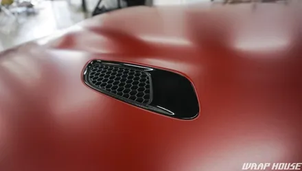 BMW E92 M3 3m사틴 스몰더링 레드 전체랩핑 시공[김포+카스킨+랩핑+PPF+시공+전문업체][랩하우스] / 김포시 양촌읍