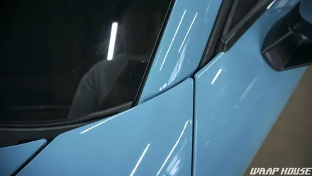 포르쉐 718 박스터 이노즈텍 마이애미블루 전체랩핑+도어잼랩핑+실내랩핑[김포랩핑][랩하우스] / 김포시 양촌읍