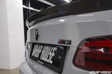BMW E92 M3 나르도 그레이 전체랩핑 시공[김포+수입차+카스킨+시멘트+쿨그레이+3M][랩하우스] / 김포시 양촌읍