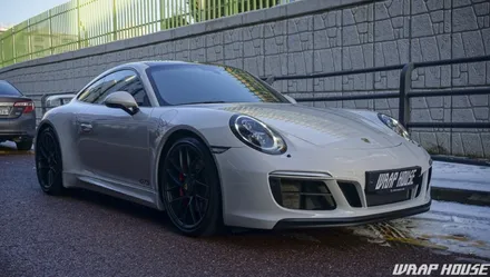 포르쉐 911 카레라 4 gts 3M 유광스톰그레이 전체랩핑[김포랩핑][랩하우스] / 김포시 양촌읍