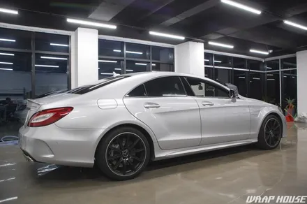 벤츠 CLS 63AMG 사틴블랙 전체랩핑[김포+수입차+랩핑+카스킨+튜닝파츠][랩하우스] / 김포시 양촌읍