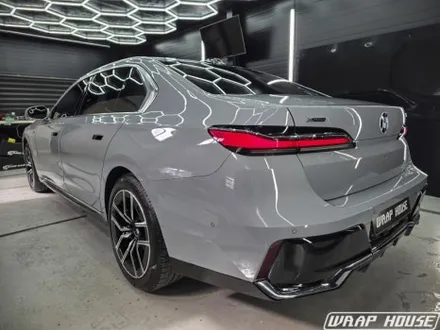 BMW 7시리즈 투톤랩핑, 고광택 유광블랙[김포랩핑][랩하우스] / 김포시 양촌읍