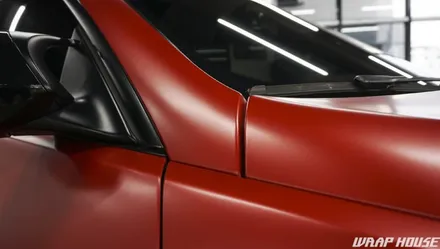 BMW E92 M3 3m사틴 스몰더링 레드 전체랩핑 시공[김포+카스킨+랩핑+PPF+시공+전문업체][랩하우스] / 김포시 양촌읍
