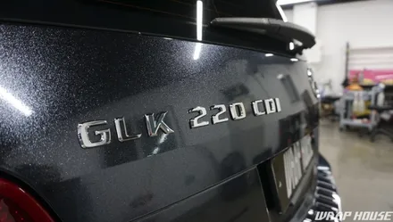 벤츠 GLK 다이아몬드 블랙 전체랩핑[김포 수입차랩핑][랩하우스] / 김포시 양촌읍