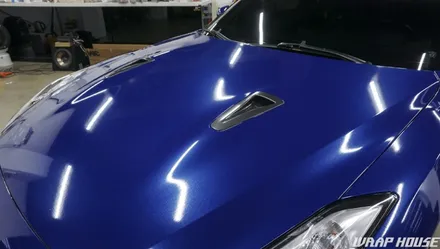 닛산 GTR R35 딥블루 메탈릭 전체랩핑 시공[김포 랩핑전문점][랩하우스] / 김포시 양촌읍