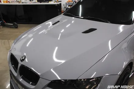BMW E92 M3 나르도 그레이 전체랩핑 시공[김포+수입차+카스킨+시멘트+쿨그레이+3M][랩하우스] / 김포시 양촌읍