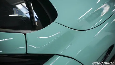 BMW F82 M4 헥시스 민트색 전체랩핑+오렌지 포인트랩핑 시공[김포랩핑전문업체][랩하우스] / 김포시 양촌읍
