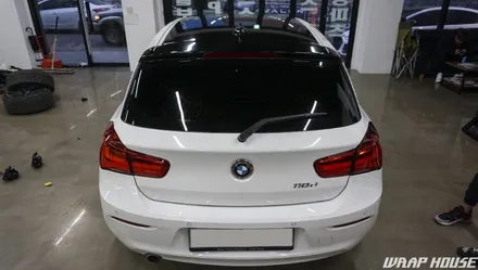 BMW 118D 루프스킨+스포일러 랩핑[랩하우스] / 김포시 양촌읍