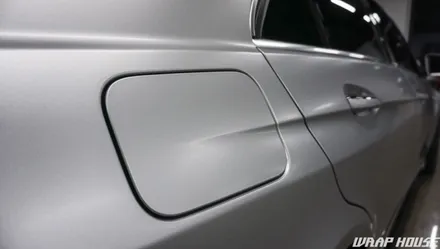 벤츠 E63 AMG 사틴 화이트 알루미늄(사틴실버) 전체랩핑[김포 카스킨 전문업체][랩하우스] / 김포시 양촌읍