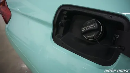 BMW F82 M4 헥시스 민트색 전체랩핑+오렌지 포인트랩핑 시공[김포랩핑전문업체][랩하우스] / 김포시 양촌읍