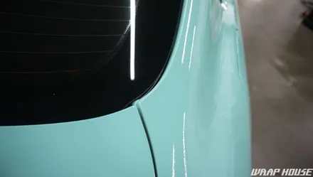 BMW F82 M4 헥시스 민트색 전체랩핑+오렌지 포인트랩핑 시공[김포랩핑전문업체][랩하우스] / 김포시 양촌읍