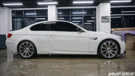BMW E92 M3 3m사틴 스몰더링 레드 전체랩핑 시공[김포+카스킨+랩핑+PPF+시공+전문업체][랩하우스] / 김포시 양촌읍