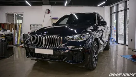 BMW X5(G05) 에이버리 사틴블랙 전체랩핑 시공[김포자동차랩핑 전문업체][랩하우스] / 김포시 양촌읍