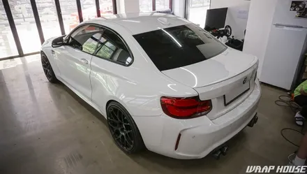 BMW F87 M2 유광카본 루프스킨 시공[김포카스킨전문업체][랩하우스] / 김포시 양촌읍