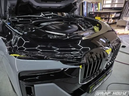 BMW 7시리즈 투톤랩핑, 고광택 유광블랙[김포랩핑][랩하우스] / 김포시 양촌읍