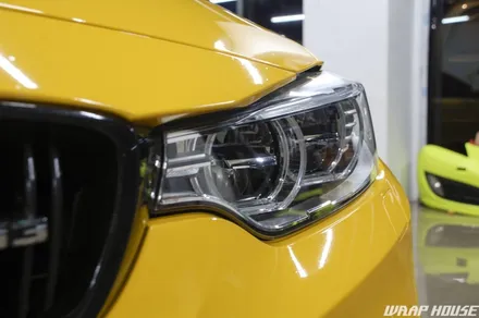 BMW F80 M3 옐로우 페인트워크 에디션 전체랩핑 시공[김포+수입차+랩핑+카스킨+PPF+생활보호+신차+패키지][랩하우스] / 김포시 양촌읍