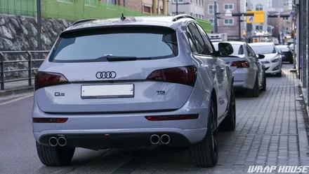 아우디 Q5 나르도그레이 전체랩핑 시공기[3M 쿨그레이][김포 카스킨 전문점][랩하우스] / 김포시 양촌읍