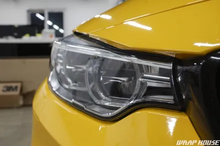 BMW F80 M3 옐로우 페인트워크 에디션 전체랩핑 시공[김포+수입차+랩핑+카스킨+PPF+생활보호+신차+패키지][랩하우스] / 김포시 양촌읍