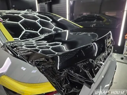 BMW 7시리즈 투톤랩핑, 고광택 유광블랙[김포랩핑][랩하우스] / 김포시 양촌읍