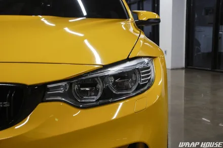 BMW F80 M3 옐로우 페인트워크 에디션 전체랩핑 시공[김포+수입차+랩핑+카스킨+PPF+생활보호+신차+패키지][랩하우스] / 김포시 양촌읍