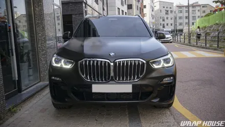 BMW X5(G05) 에이버리 사틴블랙 전체랩핑 시공[김포자동차랩핑 전문업체][랩하우스] / 김포시 양촌읍