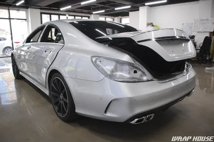 벤츠 CLS 63AMG 사틴블랙 전체랩핑[김포+수입차+랩핑+카스킨+튜닝파츠][랩하우스] / 김포시 양촌읍