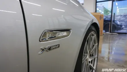 BMW 550i XDrive(F10) 딥 블루 메탈릭 전체랩핑 시공[김포 카스킨 전문점][랩하우스] / 김포시 양촌읍
