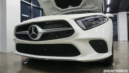 벤츠 더 뉴 CLS400 앞범퍼 PPF 보험수리[김포 PPF,랩핑 사고수리/보험처리][랩하우스] / 김포시 양촌읍