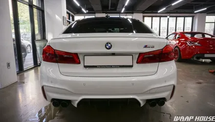 BMW F90 M5 에이버리 락그레이 전체랩핑 시공+카본루프PPF 시공[김포랩핑전문업체][랩하우스] / 김포시 양촌읍