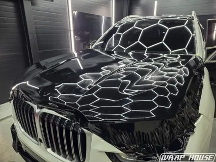 BMW X7 고광택 유광블랙 전체랩핑 시공[김포랩핑][랩하우스] / 김포시 양촌읍