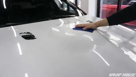 BMW E92 M3 3m사틴 스몰더링 레드 전체랩핑 시공[김포+카스킨+랩핑+PPF+시공+전문업체][랩하우스] / 김포시 양촌읍