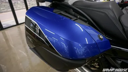 BMW K1600GT 생활보호PPF 시공(헤드라이트+사이드백)[김포바이크랩핑/PPF시공전문업체][랩하우스] / 김포시 양촌읍
