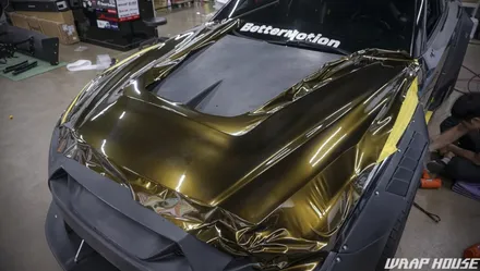 닛산 GTR R35 로켓버니 이노즈텍 미드나잇골드 전체랩핑[김포랩핑][랩하우스] / 김포시 양촌읍