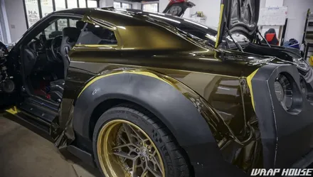 닛산 GTR R35 로켓버니 이노즈텍 미드나잇골드 전체랩핑[김포랩핑][랩하우스] / 김포시 양촌읍