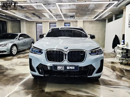 BMWX4키드니그릴랩핑 블랙으로 통일감주기 X4그릴랩핑 변신끝 / 고양 덕양구