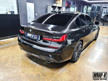 일산에서 BMW 320d 전체랩핑 메탈릭블랙 시공 소개합니다 / 경기 고양 덕양