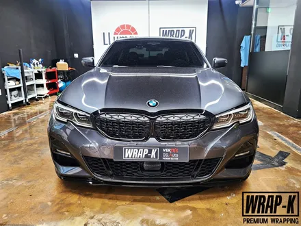 일산루프스킨 BMW 330i 3M 3시리즈 랩핑 시공 완료 / 고양 덕양구