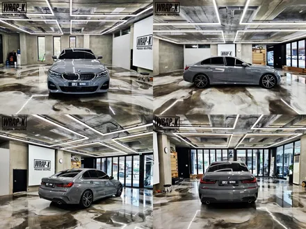덕양구향동랩핑 bmw 3시리즈 320d 락그레이 전체랩핑 / 고양 덕양구