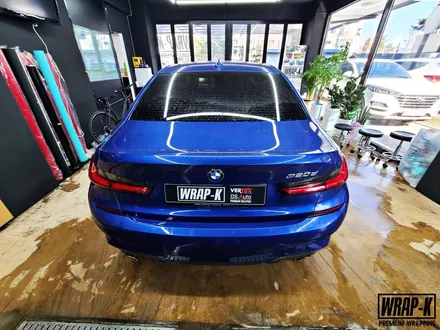 일산에서 BMW 320d 전체랩핑 메탈릭블랙 시공 소개합니다 / 경기 고양 덕양
