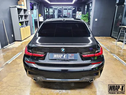 일산에서 BMW 320d 전체랩핑 메탈릭블랙 시공 소개합니다 / 경기 고양 덕양