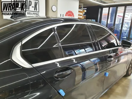 김포 BMW 3시리즈 320d 크롬죽이기를 통한 그릴 머플러까지 크롬 랩핑 완벽구현 / 경기 고양 덕양