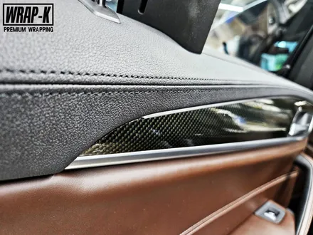 덕양 BMW 520d 자동차 실내 튜닝, 카본 랩핑으로 드레스업 / 고양 덕양구