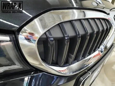 김포 BMW 3시리즈 320d 크롬죽이기를 통한 그릴 머플러까지 크롬 랩핑 완벽구현 / 경기 고양 덕양